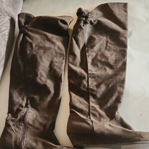 Brown Knee-High Boots